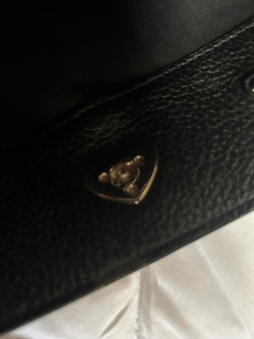 kate spade Marti Black & Cream Check Canvas bucket Bag - Picture 14 of 14